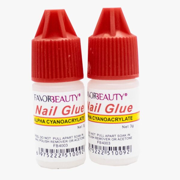 NAIL GLUE ALPHA COLOR ROJO (24/PZ) PEGAMENTO PARA UÑAS