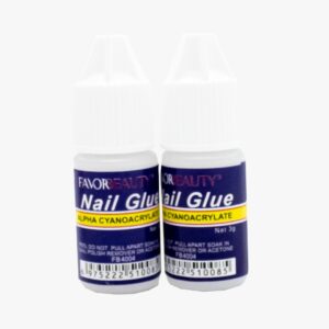 NAIL GLUE ALPHA COLOR AZUL (24/PZ) PEGAMENTO PARA UÑAS